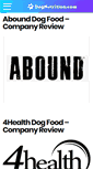 Mobile Screenshot of dognutrition.com